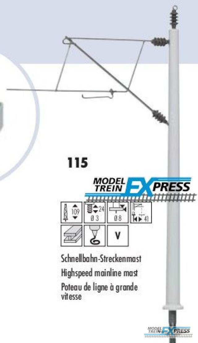 Sommerfeldt 115 H0 Schnellbahn-Streckenmast DB-Neubaustrecke