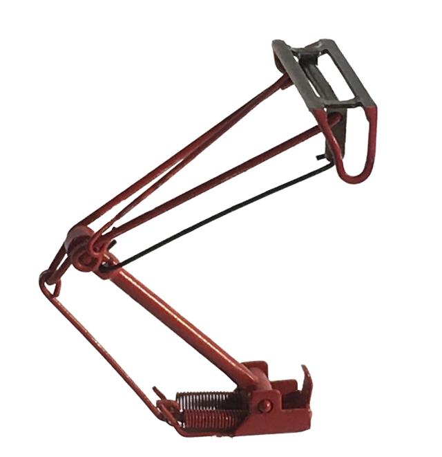 Sommerfeldt 712 H0 Einholmstromabnehmer, rot, E 03/E 10 Märklin - Paarpreis