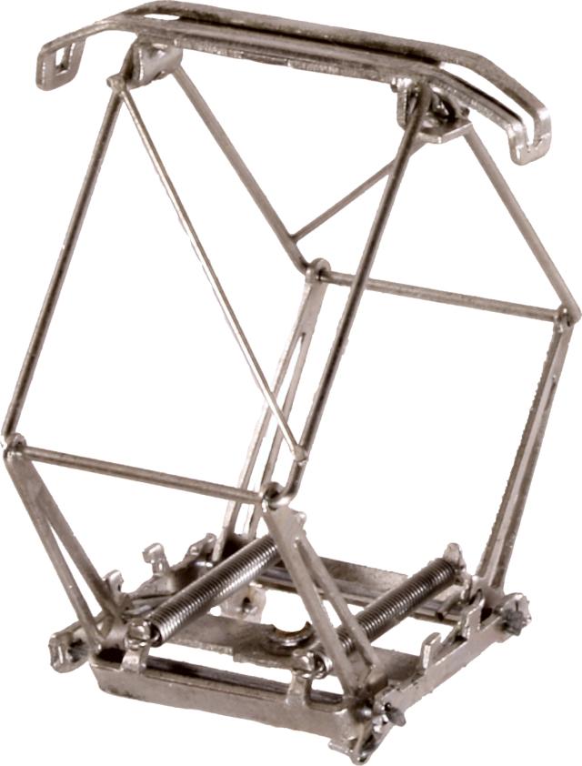 Sommerfeldt 818 H0 Scherenstromabnehmer matt vernickelt