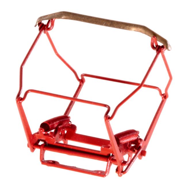 Sommerfeldt 833 H0 Scherenstromabnehmer Paar lackiert in RAL 3000