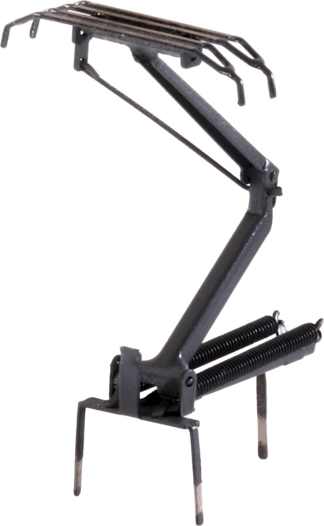 Sommerfeldt 868 H0 Doppeleinholmstromabnehmer für BR 180 PIKO, Sondermodell, rot, Paar