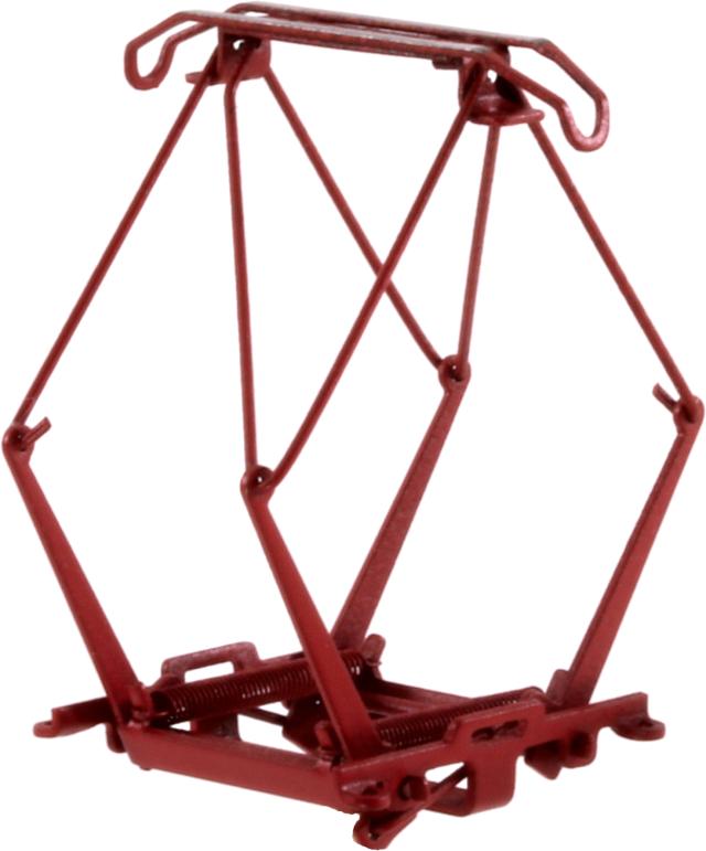 Sommerfeldt 873 H0 Scherenstromabnehmer TYP DR RBS 70 lackiert in RAL 3000