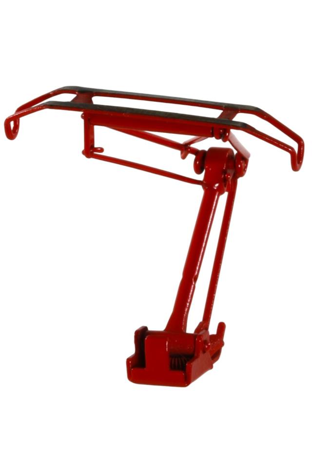 Sommerfeldt 901 H0 Einholmstromabnehmer SBS 65, komplett lackiert in RAL 3000, Mittellochgewinde M2