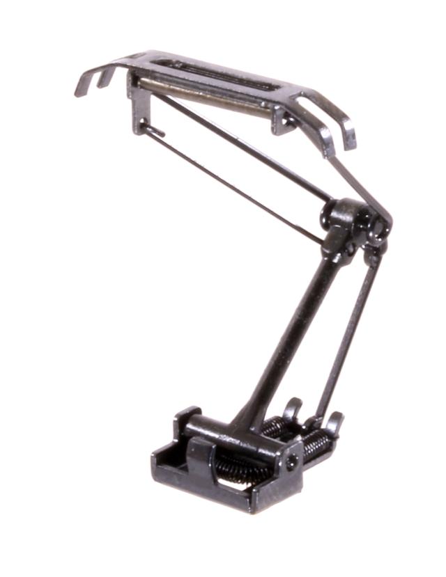 Sommerfeldt 916 H0 Einholmstromabnehmer mit Schleifstück #982 sNi, ohne Diagonale, mit Schraube M2, ohne Isolatortei