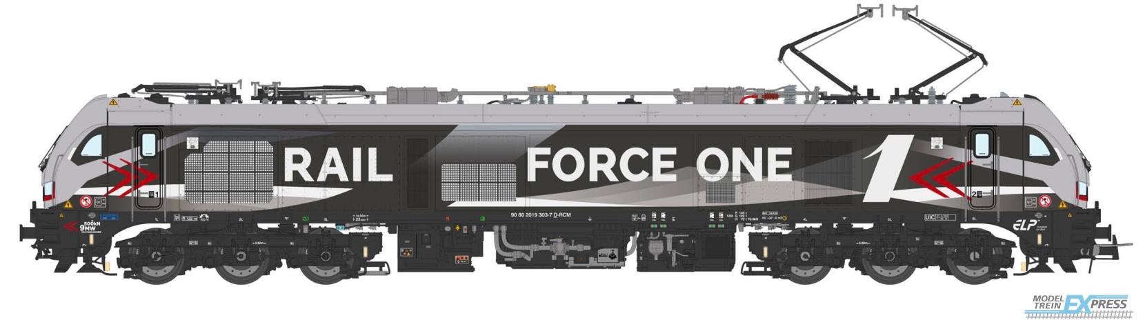 Sudexpress S0193030 Euro 9000 locomotive 2019 303-7 Rail Force One, DCC Sound + Servos (Pantos)