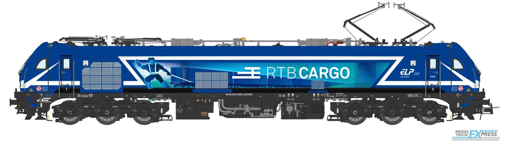 Sudexpress S0193050 Euro 9000 locomotive 2019 305-2 RTB Cargo GmbH, DCC Sound + Servos (Pantos)