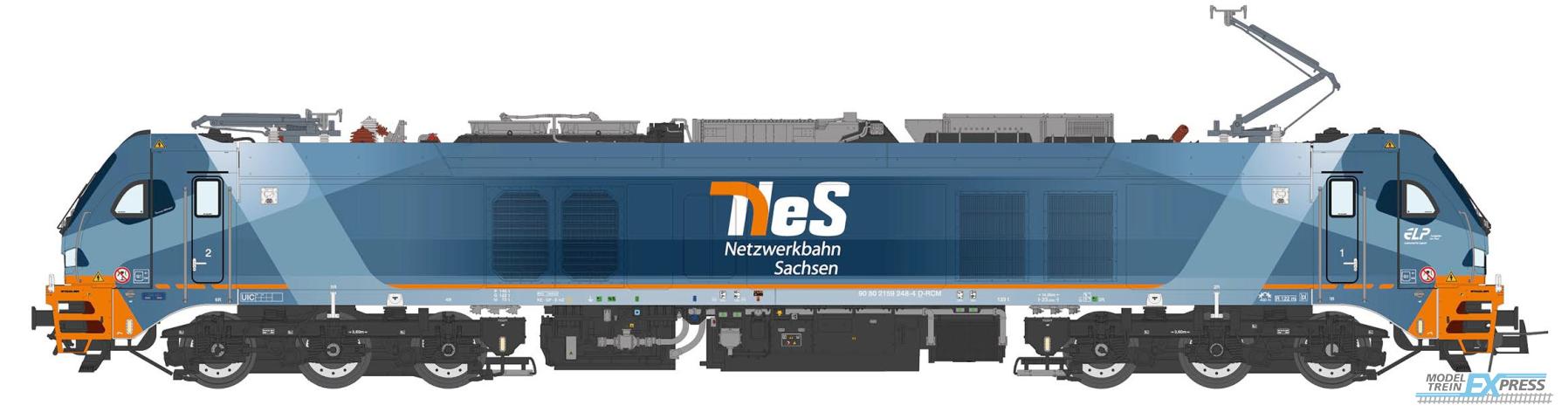 Sudexpress S1592489 Dual Mode locomotive 159 248-4 Netzwerkbahn Sachsen GmbH, AC Digital