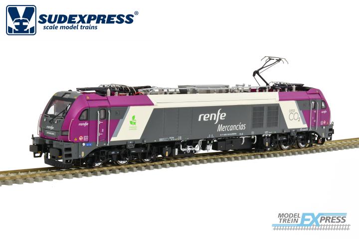 Sudexpress S2561030 Renfe Mercancías 256.103, DCC Sound + Servos (Pantos)