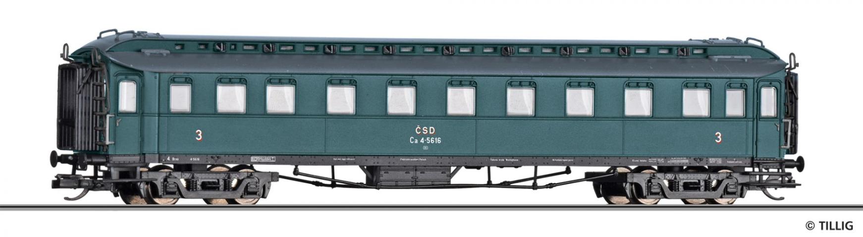 Tillig 12009 Reisezugwagen 3. Klasse der ?SD, Ep. III