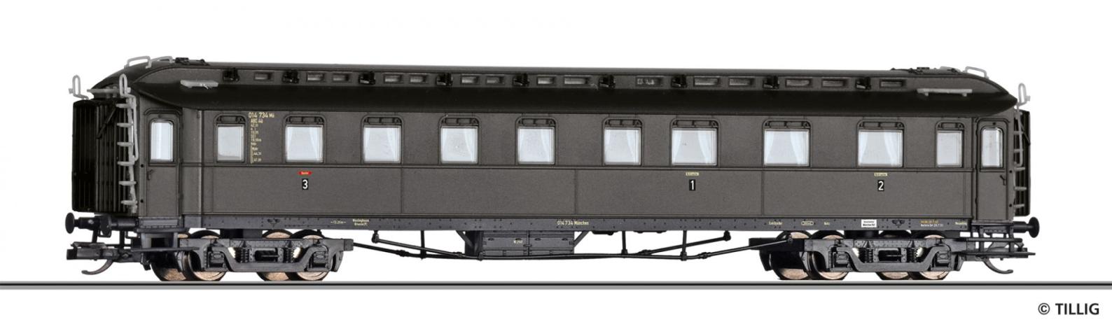 Tillig 12012 Reisezugwagen 1./2./3. Klasse der DB, Ep. III