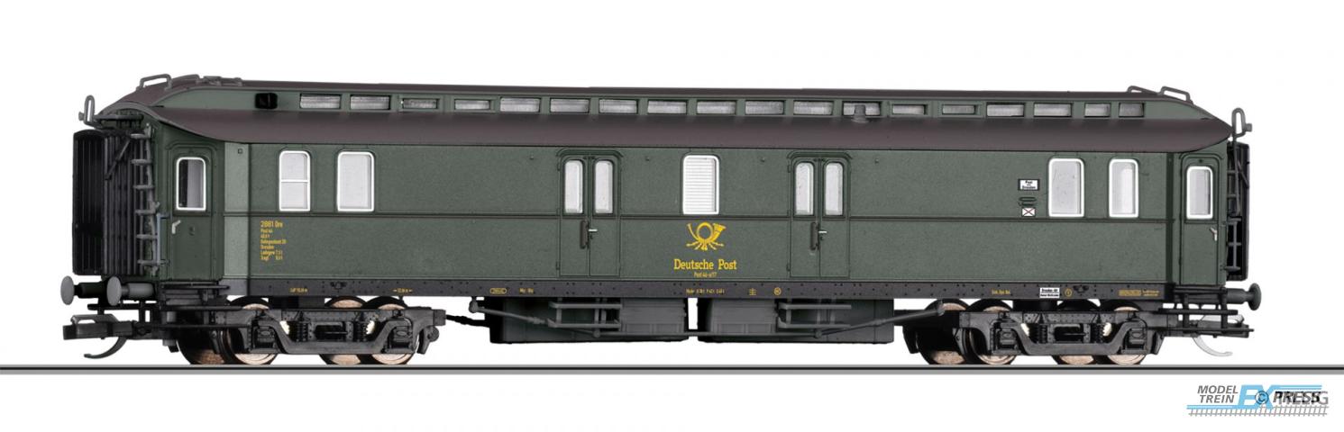 Tillig 12081 Bahnpostwagen Post4ü der Deutschen Post, Ep. III