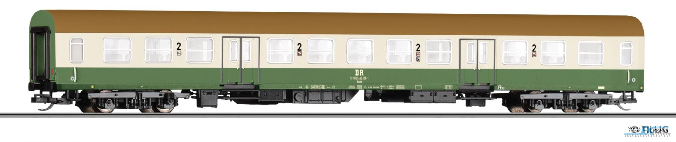 Tillig 12606 Reisezugwagen 2. Klasse Bmhe der DR, Ep. IV
