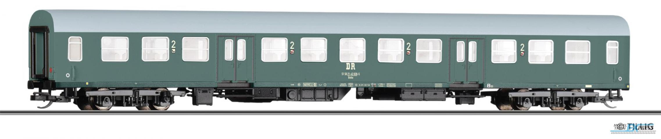 Tillig 12608 Reisezugwagen 2. Klasse Bmhe der DR, Ep. IV