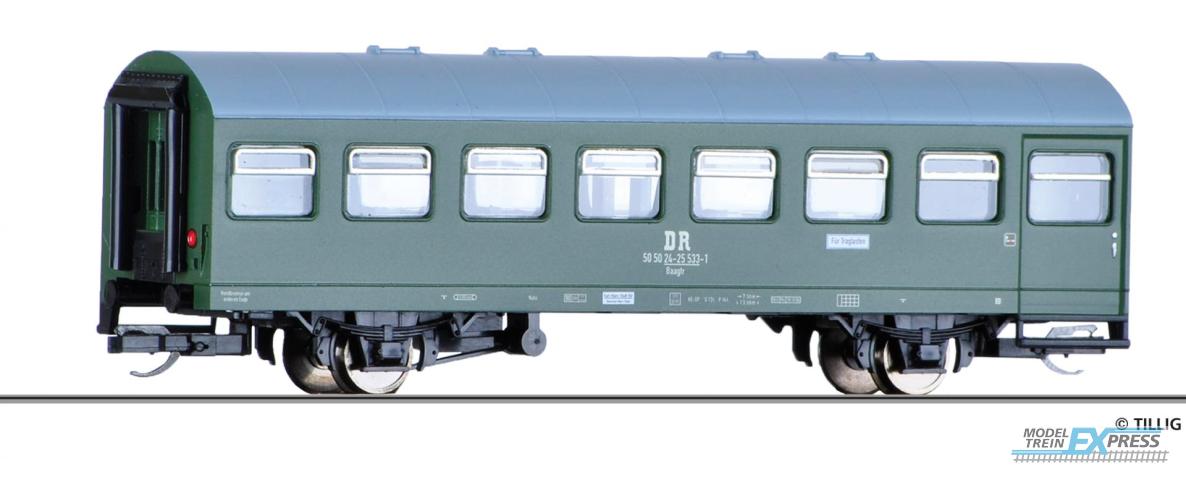 Tillig 13233 Reisezugwagen 2. Klasse mit Traglastenabteil Baagtr der DR, Ep. IV