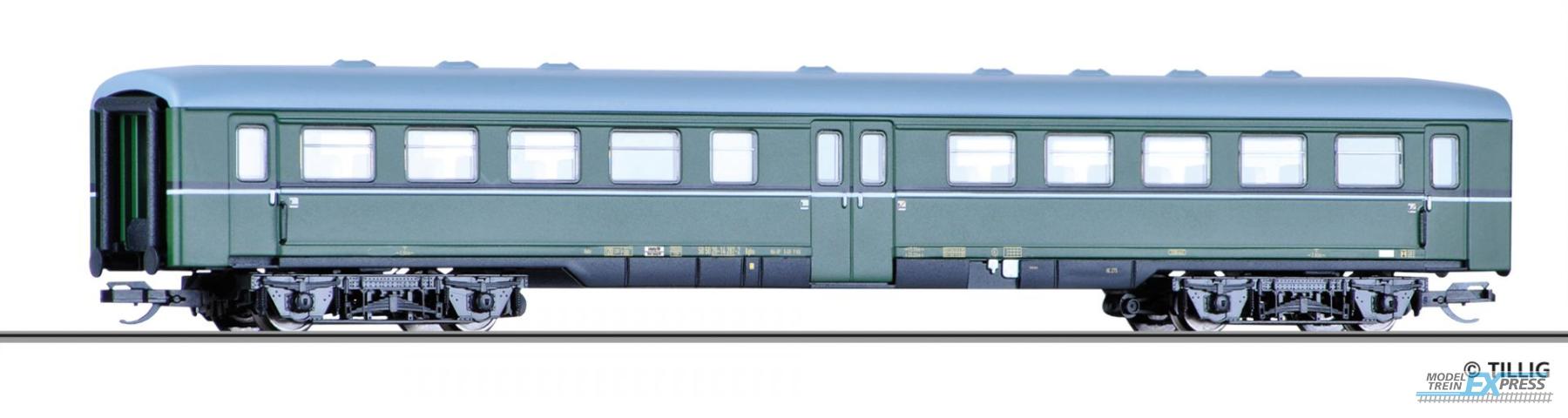Tillig 13878 Reisezugwagen 2. Klasse Bghu der DR, 2. Betriebsnummer, Ep. IV