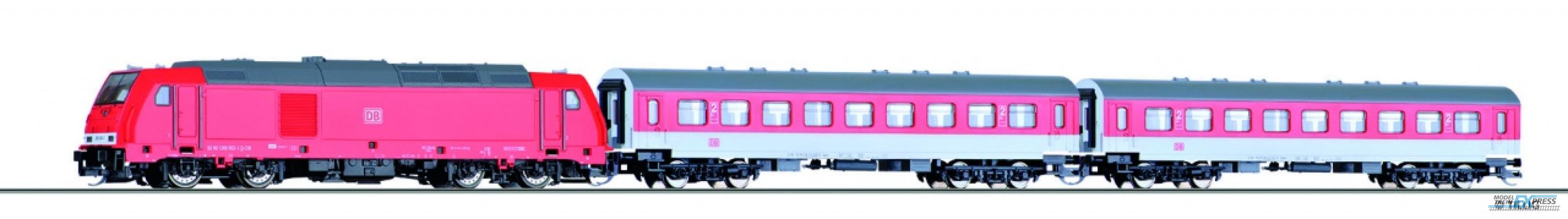 Tillig 1437 Einsteigerset-Personenzug mit Bettungsgleisoval der DB AG, Ep. VI