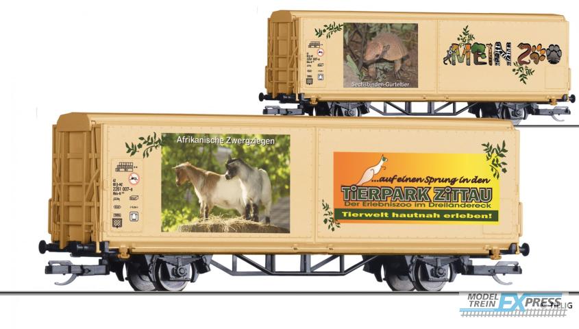 Tillig 14855 START-Schiebewandwagen Hbis-tt "Mein Zoo", Ep. VI
