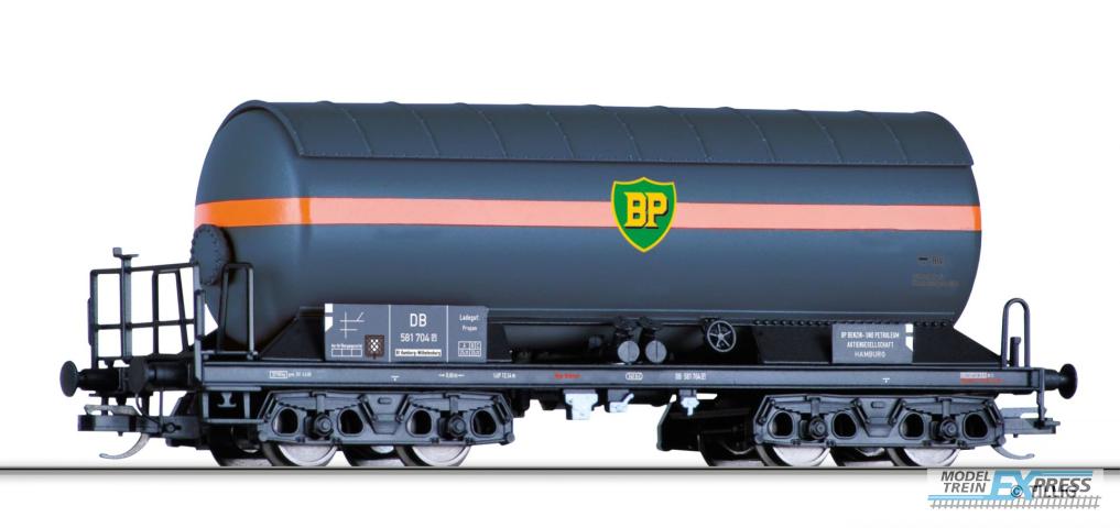 Tillig 15013 Gaskesselwagen "BP Benzin- und Petroleum AG", eingestellt bei der DB, Ep. III