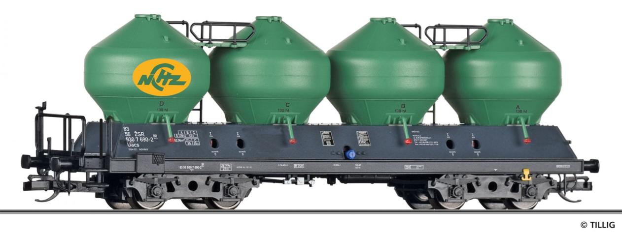 Tillig 15863 Staubsilowagen Uacs der Novácké chemické závody a.s., Ep. V