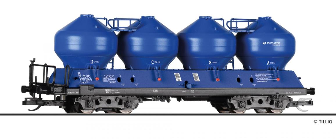 Tillig 15864 Staubsilowagen Uacs der PKP Cargo International, Ep. VI