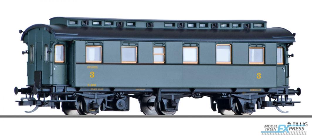 Tillig 16056 Reisezugwagen 3. Klasse der SNCB, Ep. II