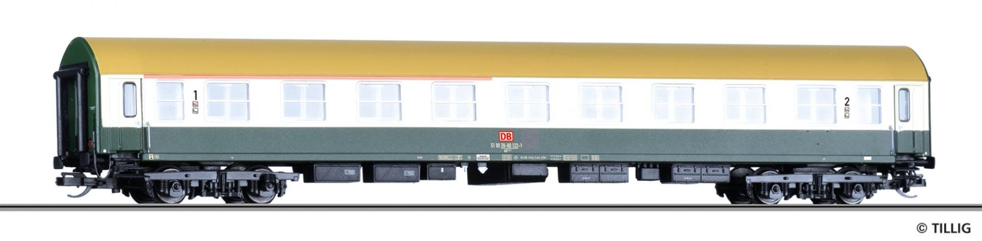 Tillig 16421 Reisezugwagen 1./2. Klasse AB 512.1, Typ Y/B 70, der DB AG, Ep. V