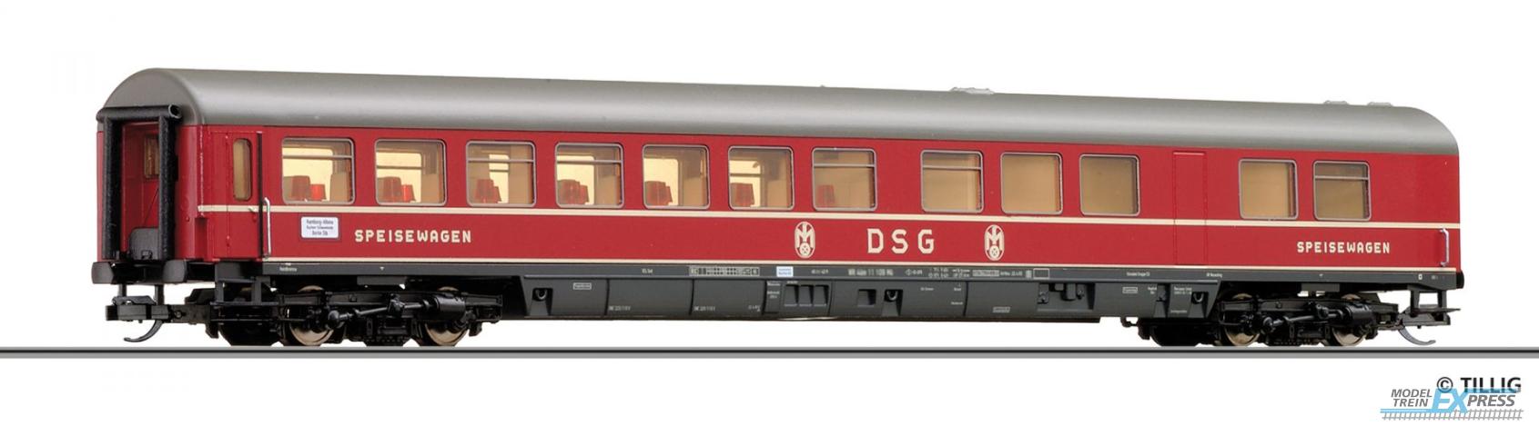 Tillig 16598 Speisewagen "DSG" WR4üm-64 der DB, Ep. III