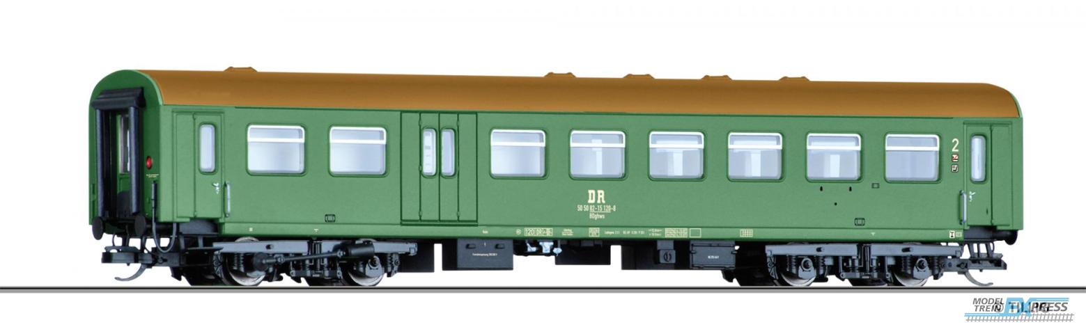Tillig 16603 Reisezugwagen 2. Klasse mit Gepäckabteil BDghws der DR, Ep. IV