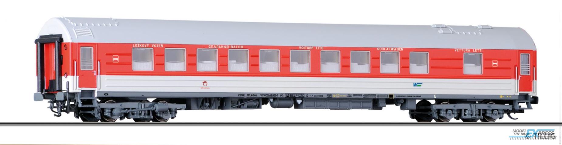 Tillig 16710 Weitstreckenschlafwagen WLABee der ZSSK, Ep. VI
