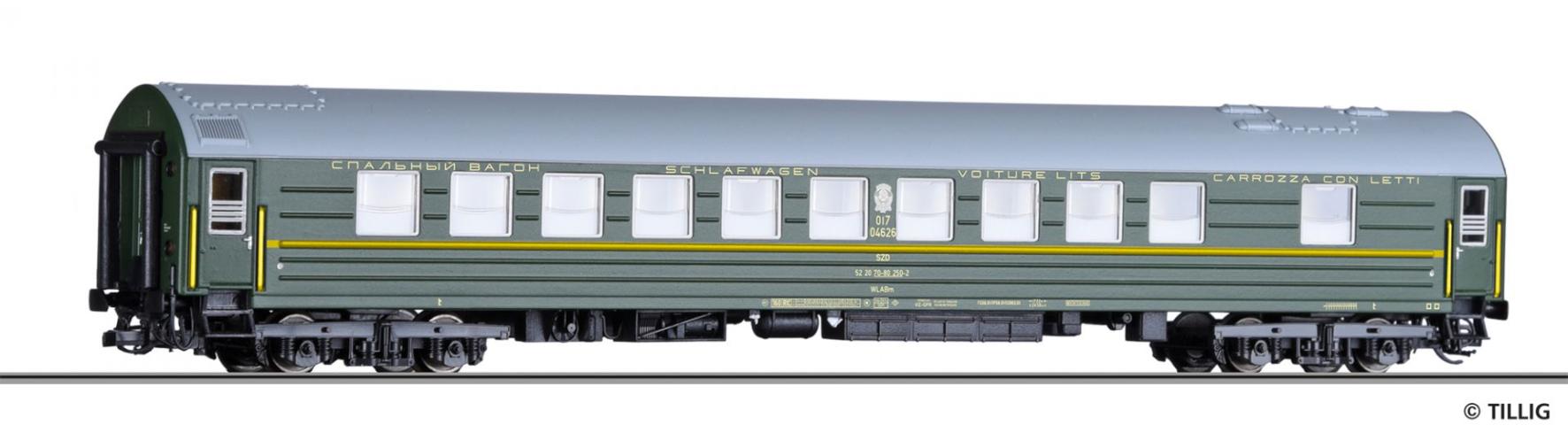 Tillig 16711 Weitstreckenschlafwagen WLABm der SZD, Ep. IV