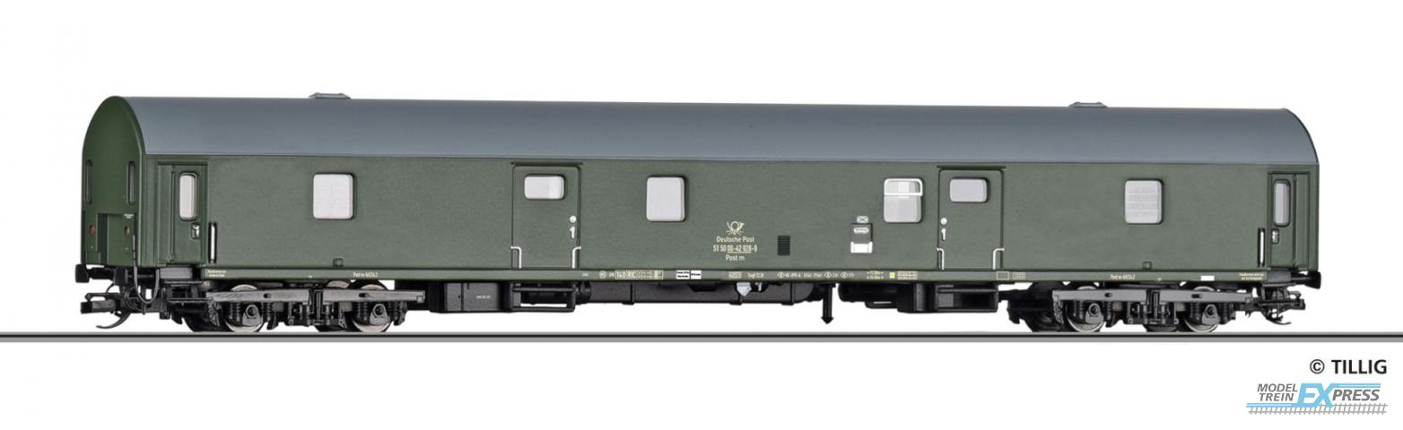 Tillig 16819 Bahnpostwagen Post me-bll/24 der Deutschen Post, Ep. IV