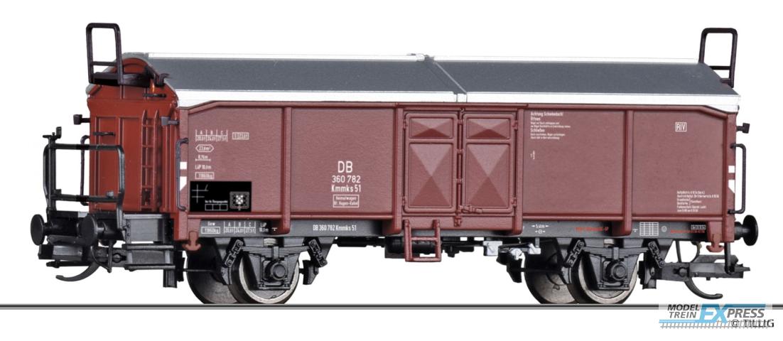 Tillig 17680 Schiebedachwagen Kmmks 51 der DB, Ep. III