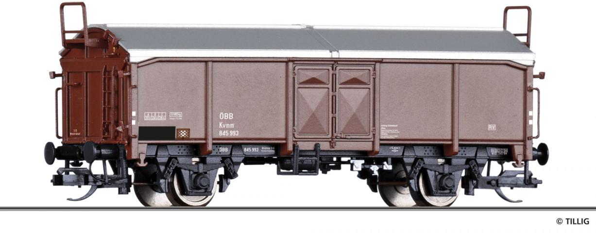 Tillig 17682 Schiebedachwagen Kvmm der ÖBB, Ep. III
