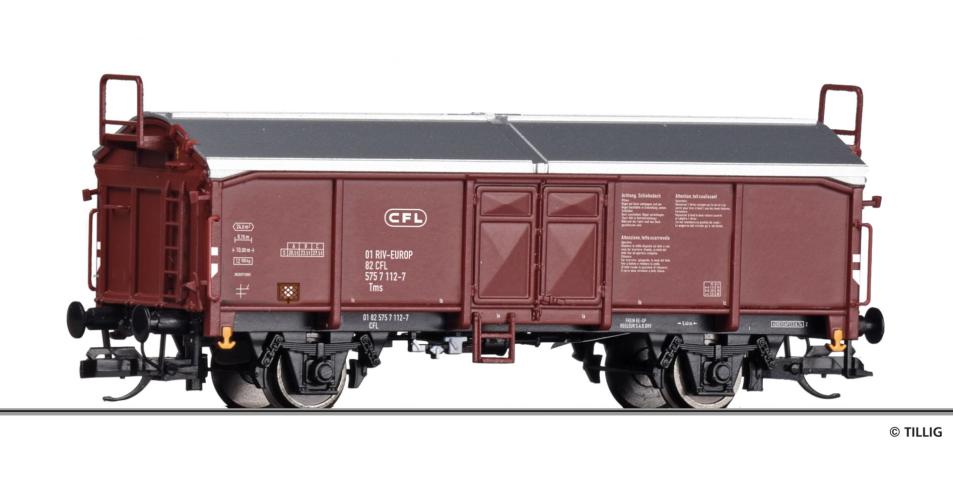 Tillig 17683 Schiebedachwagen Tms der CFL; Ep. IV