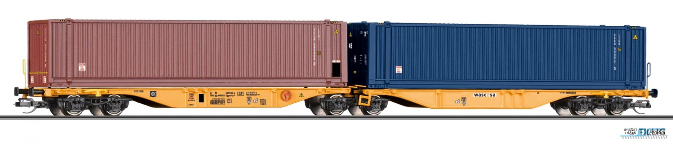 Tillig 18079 Containertragwagen Sggmrss der WASCOSA, Ep. VI
