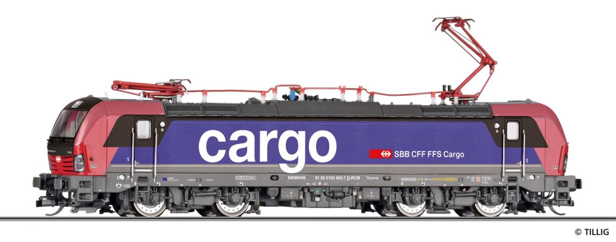 Tillig 4819 Elektrolokomotive BR 193 der SBB Cargo, Ep. VI