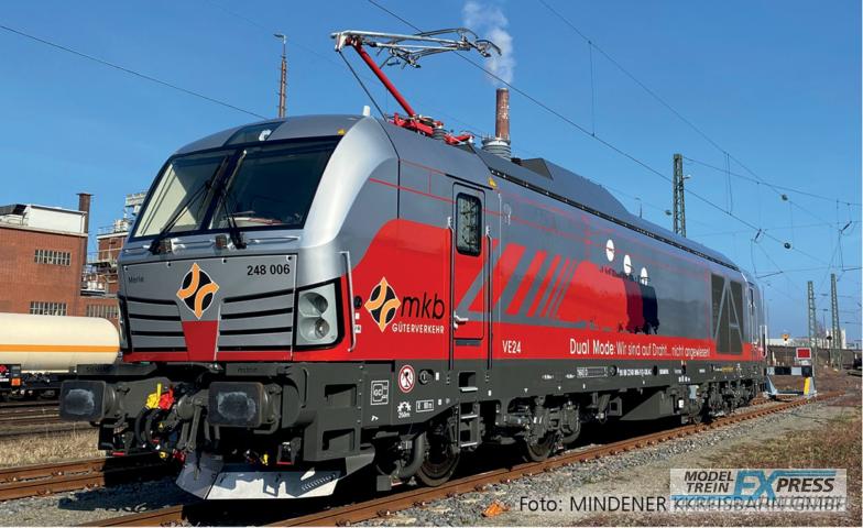 Tillig 4866 Dual Mode Lokomotive BR 248 der Mindener Kreisbahnen GmbH, Ep. VI
