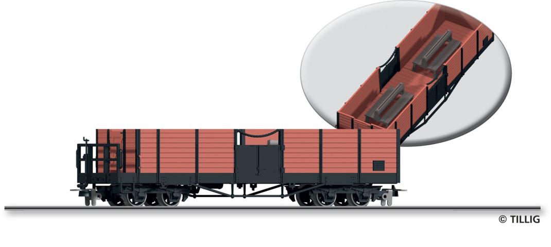 Tillig 5959 "Cabriowagen 506" der HSB, Ep. V -FORMVARIANTE-