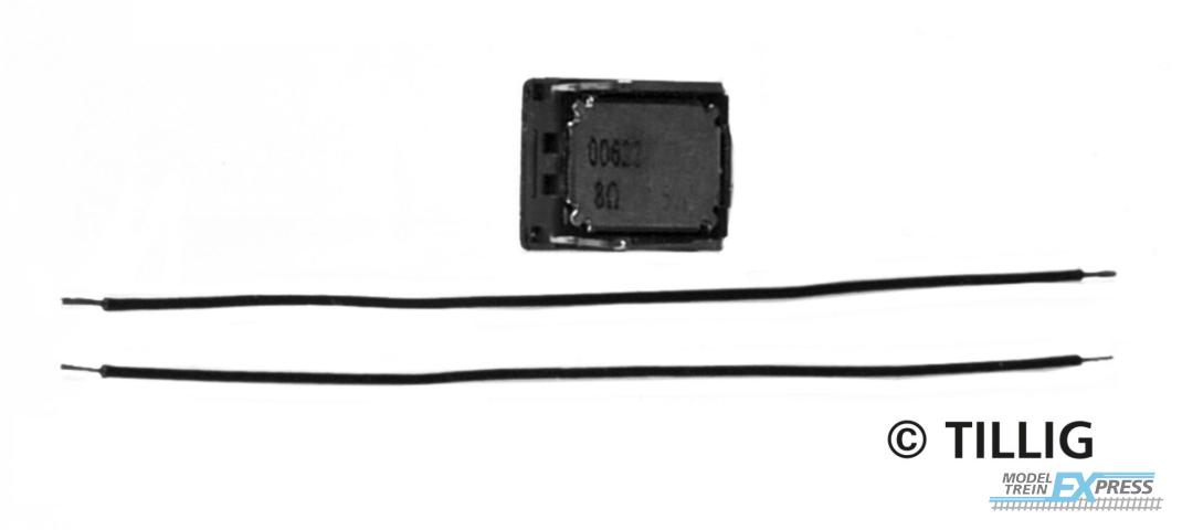 Tillig 66057 Lautsprecher, selbstklebend, zur Soundnachrüstung von TILLIG-Lokomotiven 11x15x3,5 mm, 8 Ohm