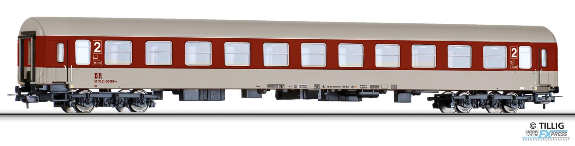 Tillig 74894 Reisezugwagen 2. Klasse Bm, Bauart Halberstadt, der DR, Ep. IV