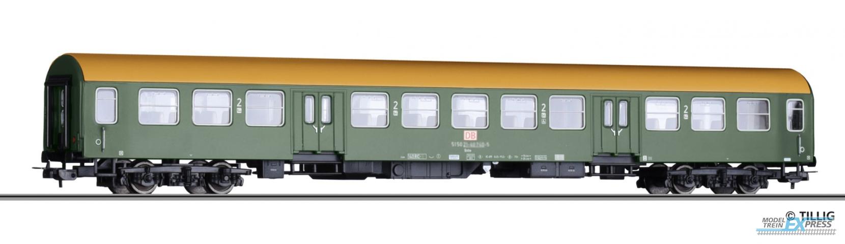Tillig 75006 Reisezugwagen 2. Klasse Bmh 721, Bauart Halberstadt, der DB AG, Ep. V