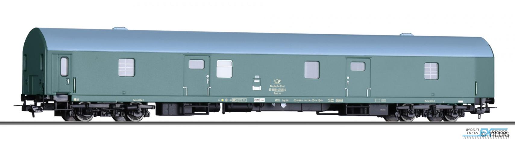 Tillig 75010 Bahnpostwagen Post m-bll/24,2 der Deutschen Post, Ep. IV