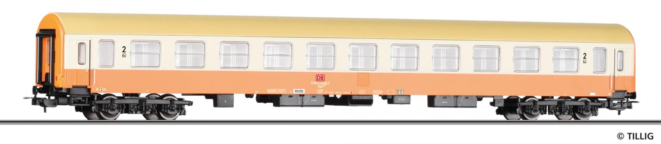 Tillig 75016 Reisezugwagen 2. Klasse Bomz 283, Bauart Halberstadt, der DB AG, Ep. V