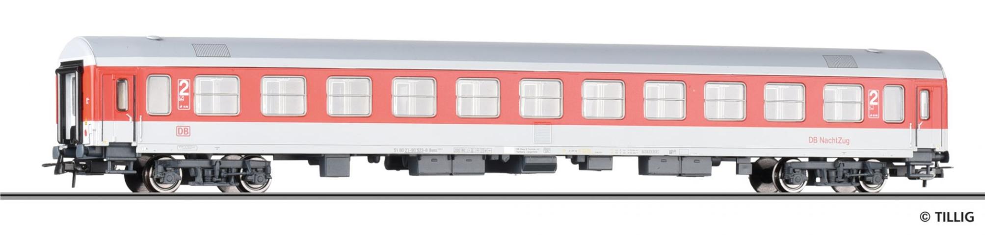 Tillig 75017 Reisezugwagen 2. Klasse Bomz 236.3, Bauart Halberstadt, der DB NachtZug, Ep. V