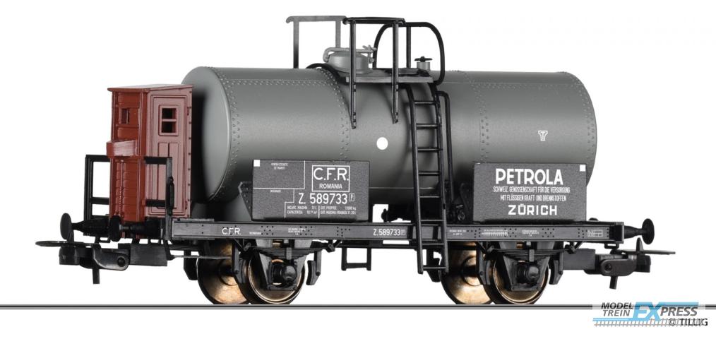 Tillig 77043 Kesselwagen "PETROLA Zürich", eingestellt bei der CFR, Ep. II