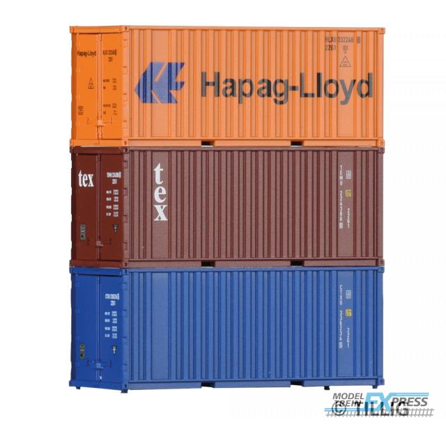 Tillig 7706 Container-Set mit drei 20'-Containern