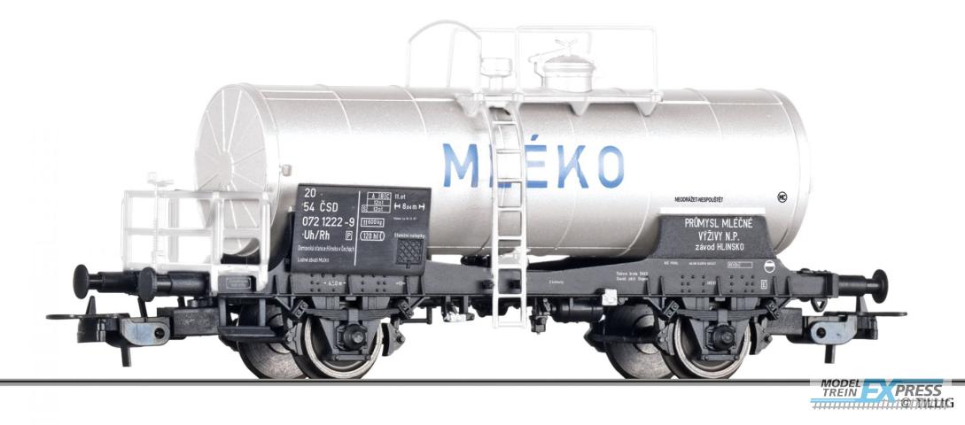 Tillig 77070 Kesselwagen Uh "MLEKO" eingestellt bei der ?SD, Ep. IV