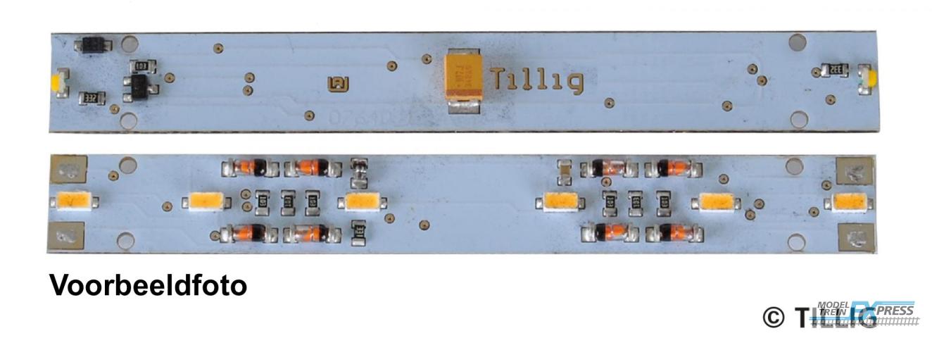 Tillig 8909 LED-Innenbeleuchtung analog / digital Bausatz 3achs. Umbauwagen