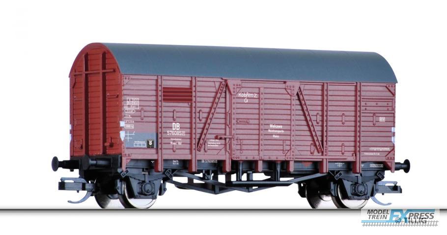 Tillig 95234 Gedeckter Güterwagen "Wekawe Weintransporte Mainz", eingestellt bei der DB, Ep. III