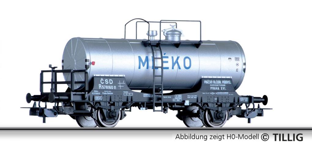 Tillig 95361 Kesselwagen R "Mleko" eingestellt bei der ?SD , Ep. III -FORMNEUHEIT-